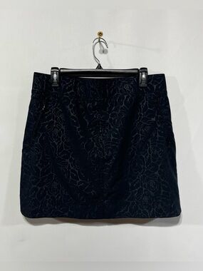 Orvis Black Floral Golf Tennis Skort/Skirt Women’s Size Large